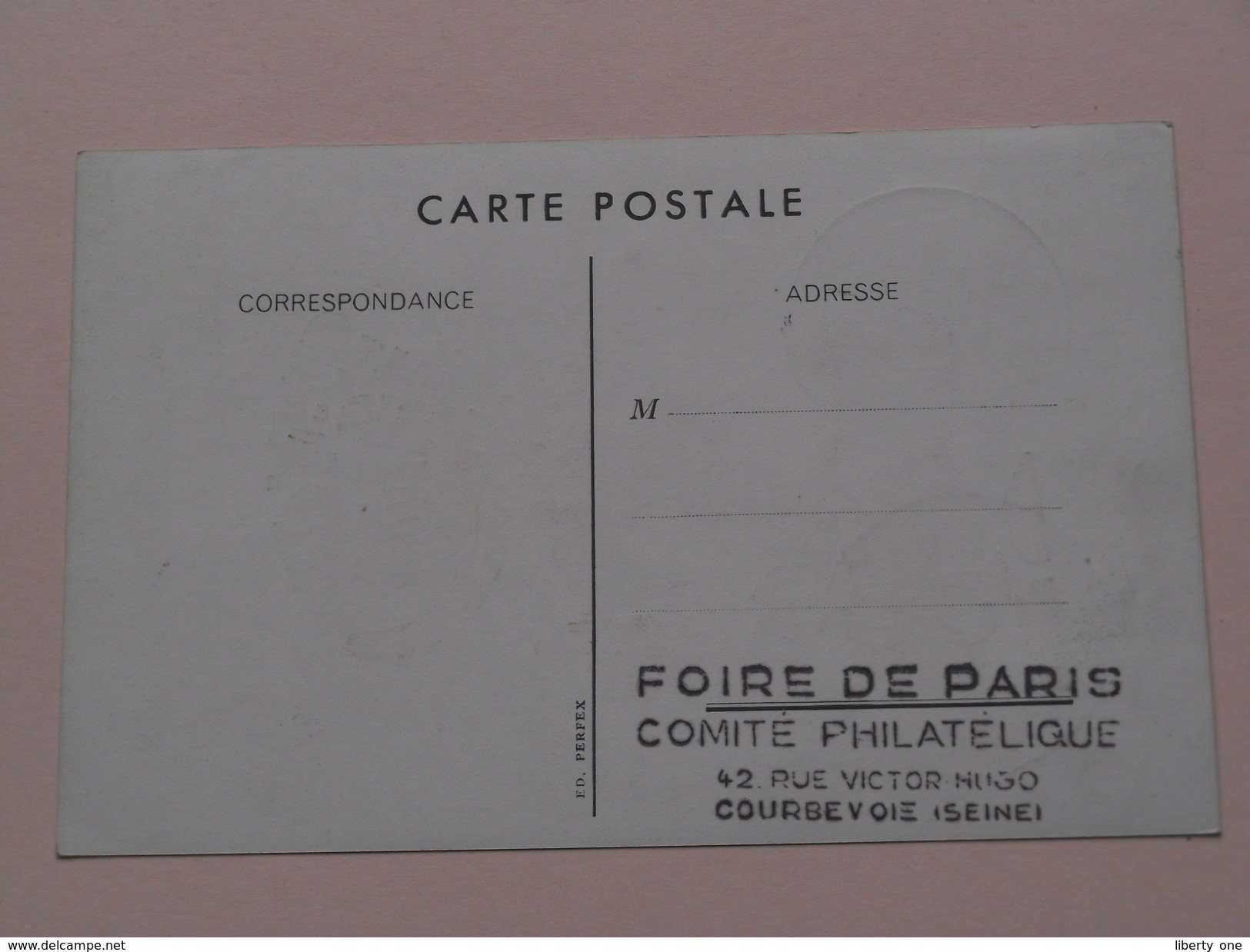 5e SALON Internationale De La PHILATELIE - Foir De PARIS - Anno 1949 ( Crayon / Details Zie Foto's / Potlood ) ! - Poste & Facteurs