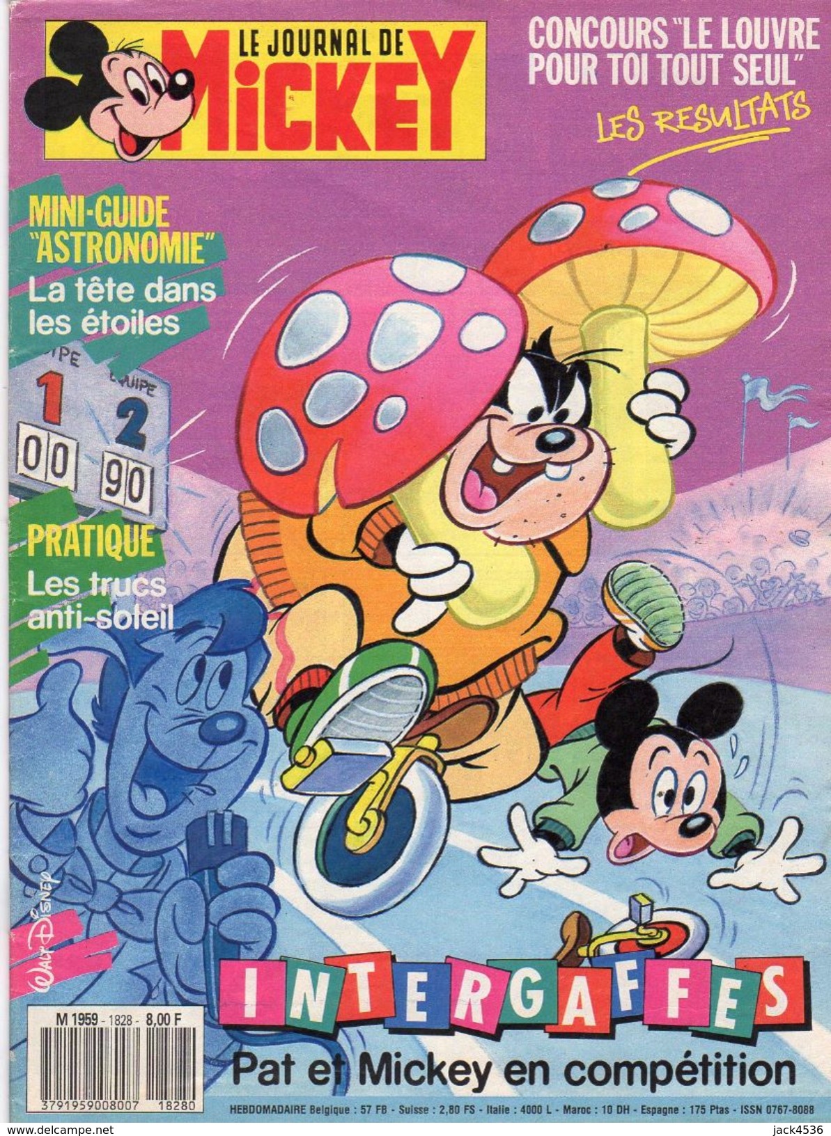 Journal De MICKEY - Année 1987 - N° 1828 - Disney