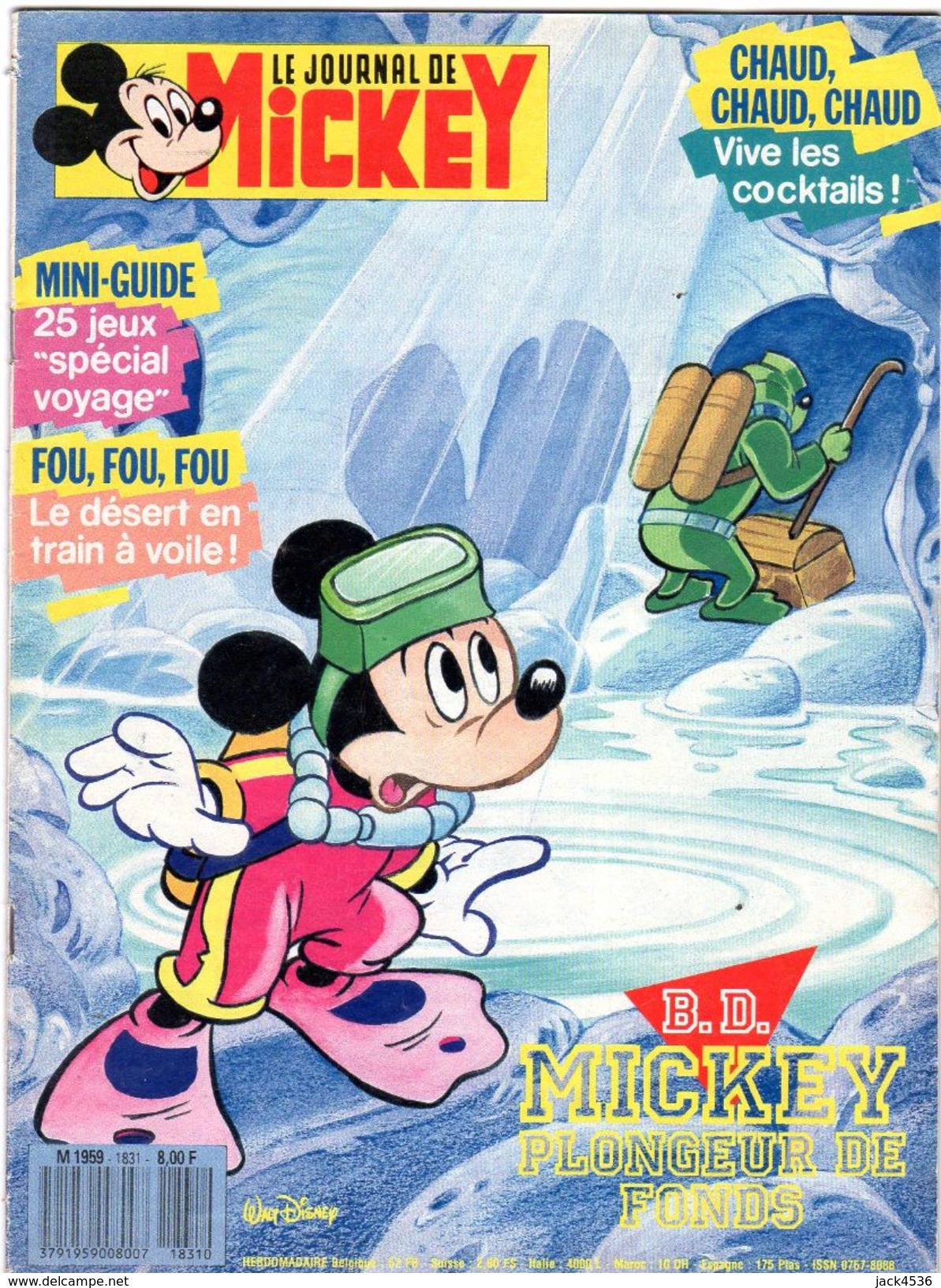 Journal De MICKEY - Année 1987 - N° 1831 - Disney