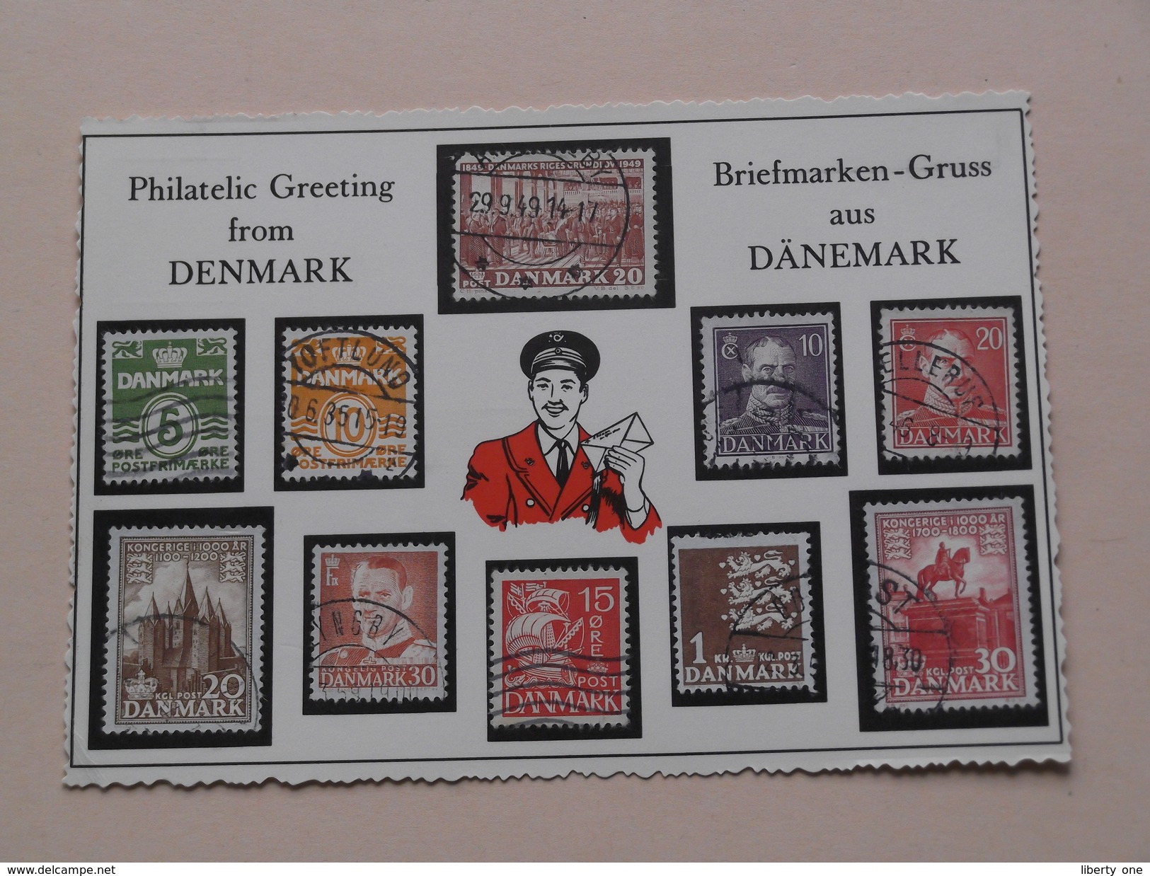 Philatelic Greetings From DENMARK Briefmarken-Gruss Aus DÄNEMARK 1949 ( Details Zie Foto's ) ! - Denmark