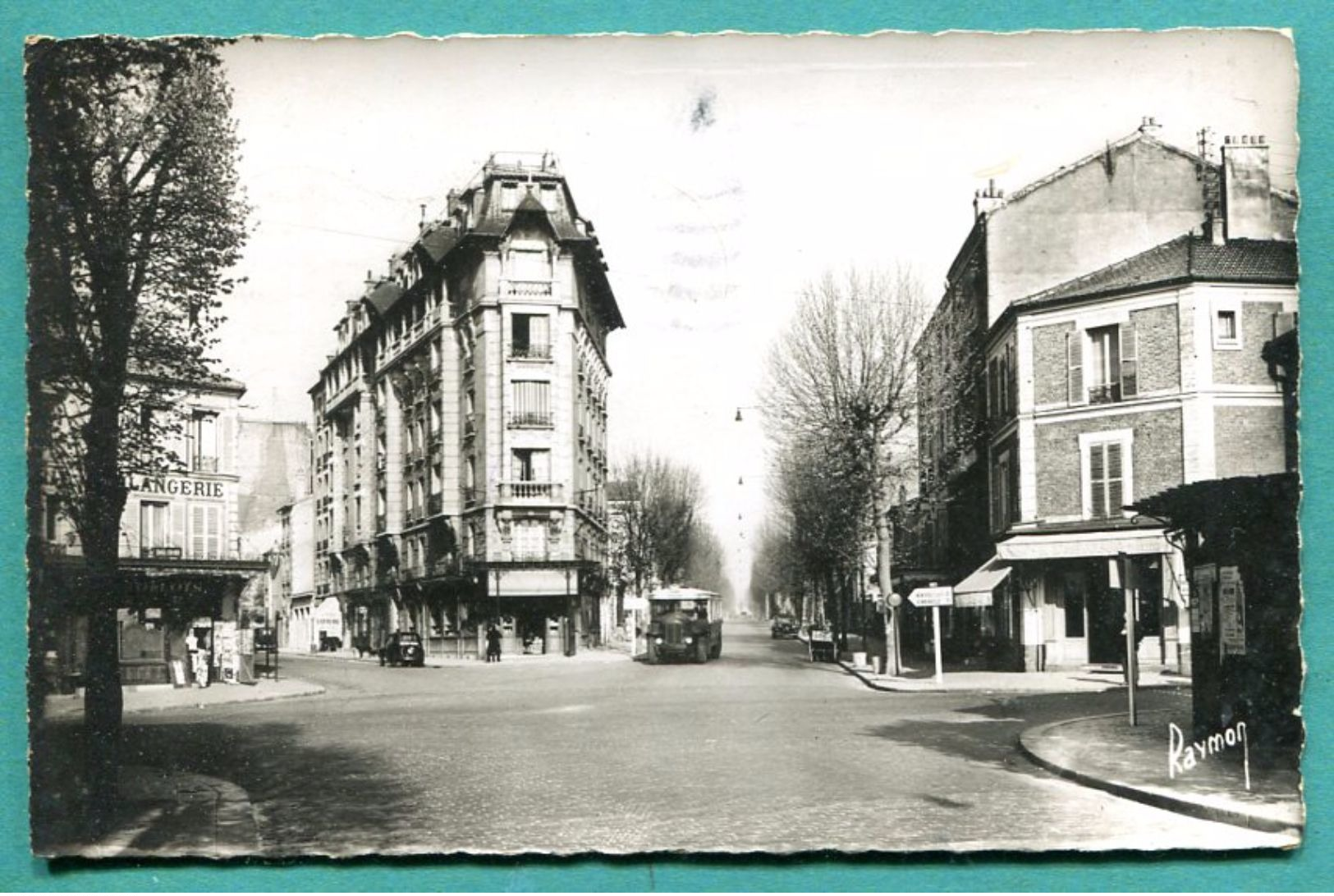 FONTENAY-SOUS-BOIS -- VINCENNES : PLACE Des RIGOLLOTS  - Commerces - 2 Scans - Cpsm Voyagée 1949 - Fontenay Sous Bois