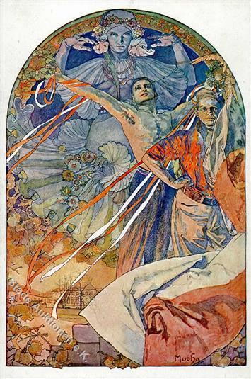 Mucha, A. Künstlerkarte I- - Otros & Sin Clasificación