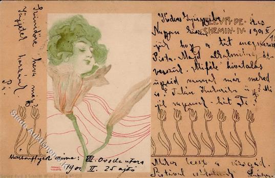 Kirchner, R. Frau Jugendstil  1913 I- Art Nouveau - Andere & Zonder Classificatie