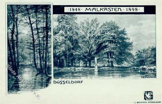 Kunstgeschichte Düsseldorf Malkasten 1848 - 1898 Sign. Fahrbach I-II - Andere & Zonder Classificatie