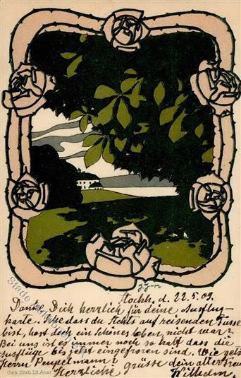 SCHWEDEN - TUBERKULOSE-Künstlerkarte 1909 I-II - Andere & Zonder Classificatie