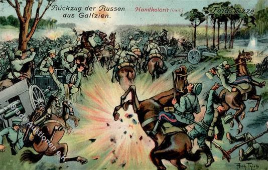THIELE,Arthur - Rückzug D. Russen Aus Galzien 1914 I-II - Thiele, Arthur