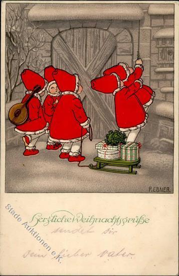 P.EBNER - WEIHNACHTEN Munk 1136 I-II - Ebner, Pauli