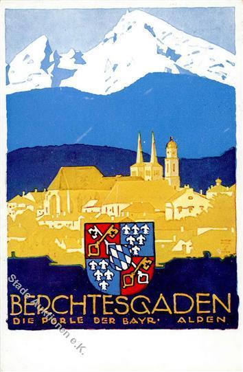 Hohlwein, L. Berchtesgaden (8240) Künstlerkarte I-II - Hohlwein, Ludwig