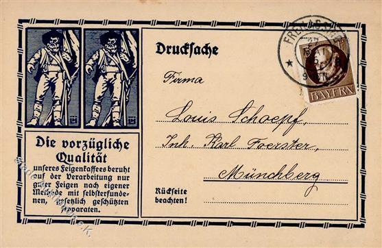 Hohlwein, L. Feigenkaffee Andre Hofer Künstlerkarte I-II - Hohlwein, Ludwig