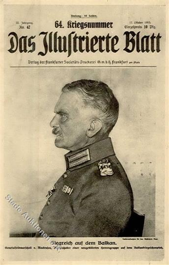 FRANKFURT/Main - Das Illustrierte Blatt - Generf. Mackensen I - Advertising