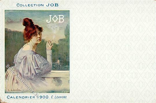 Werbung Job Sign. Leandre, C.  Künstlerkarte I-II (Ecke Abgestossen) Publicite - Reclame