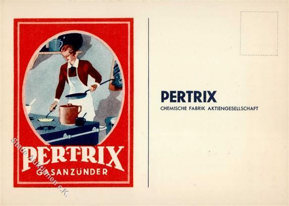 Werbung Pertrix Gasanzünder Werbe AK I-II Publicite - Reclame