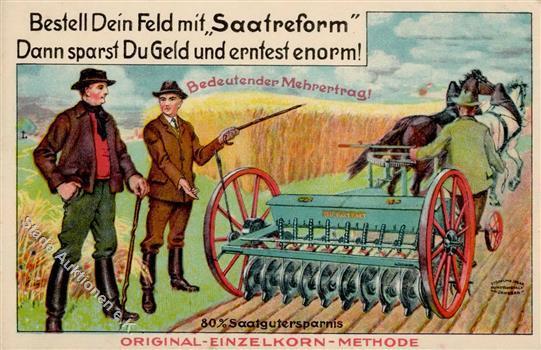 Landwirtschaft Maschine Saatreform Sämaschine I-II Paysans - Tentoonstellingen