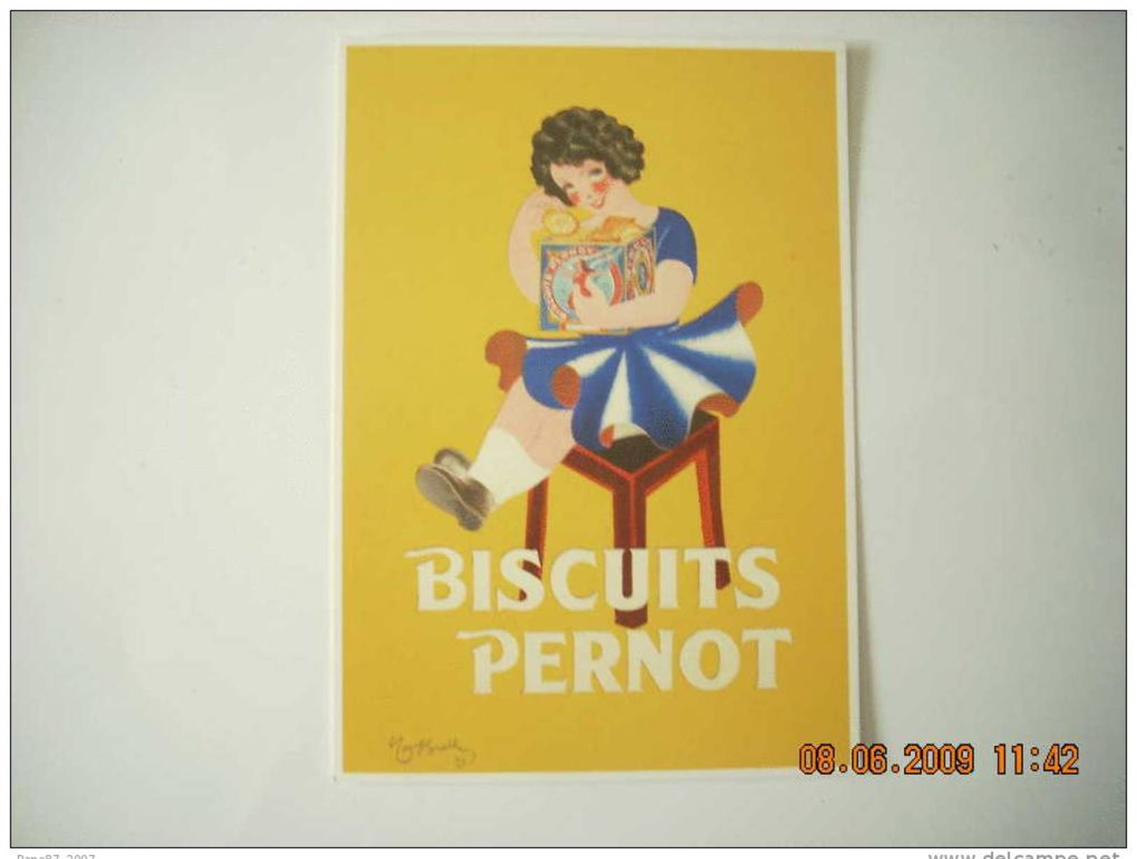 CLO    1O 546   BISCUITS  PERNOT - Publicité