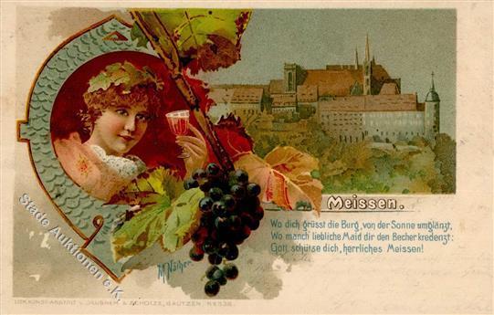 Wein Meissen (o8250) Litho I-II Vigne - Tentoonstellingen