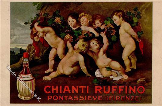 Wein Putten Chianti Ruffino Werbe AK I-II Vigne - Tentoonstellingen