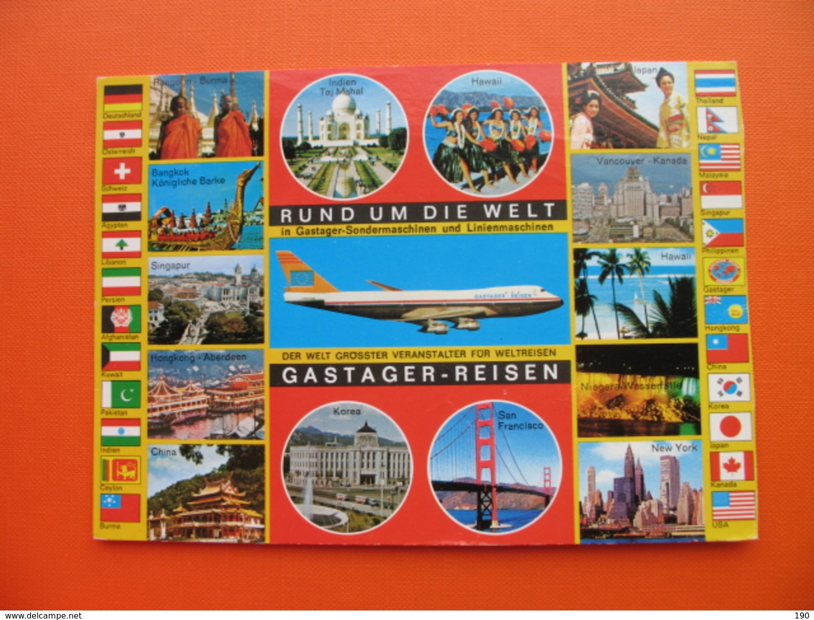 RUND UM DIE WELT.GASTAGER-REISEN - 1946-....: Moderne