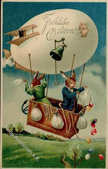 OSTERHASEN - Im BALLON I-II - Pasen