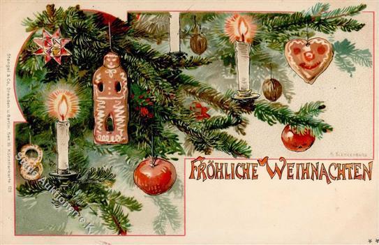 Lebkuchen Weihnachten Sign. Blankenburg, H. Künstlerkarte I-II Noel - Andere & Zonder Classificatie