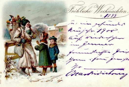 WEIHNACHTSMANN - Mit Spielzeug - 1899 I-II Jouet - Sonstige & Ohne Zuordnung