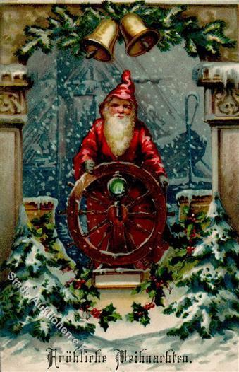 Weihnachtsmann Prägedruck 1908 I-II Pere Noel - Andere & Zonder Classificatie