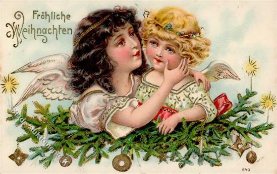 Engel Weihnachten  Prägedruck 1906 I-II Noel Ange - Engelen