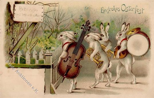 Hase Personifiziert Ostern  1904 I-II Paques - Andere & Zonder Classificatie