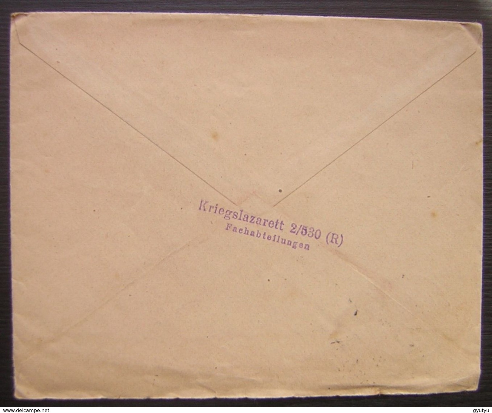 1944 Kriegs Lazarett //530 (R) Fachabteilungen, Lettre Avec Correspondance - Lettres & Documents