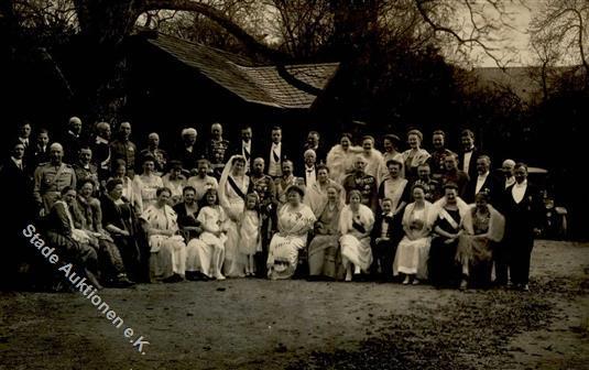 Adel Hochzeit Leopold IV. Zur Lippe Und Frau Anna Prinzessin Zu Ysenburg-Bündingen Foto-Karte I-II - Koninklijke Families