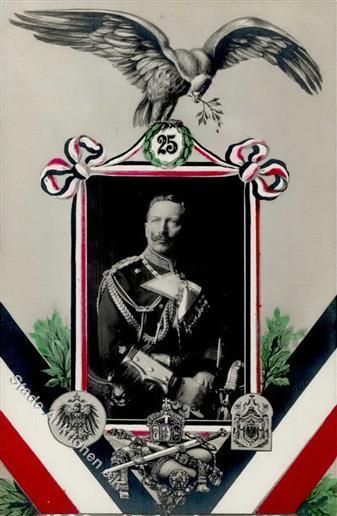 KAISER WILHELM II - 25 Jahre Deutscher Kaiser 1913 I - Koninklijke Families
