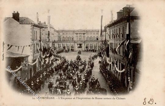 Adel Russland Staatsbesuch In Compiegne  I-II - Koninklijke Families