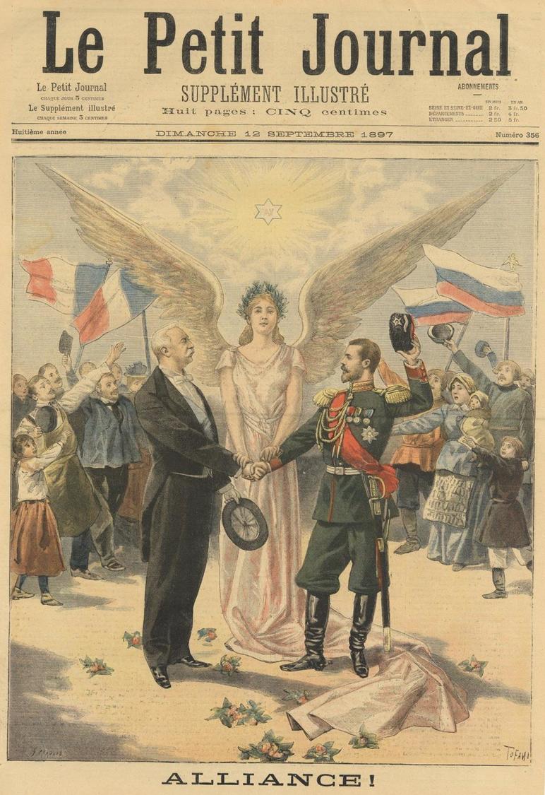 Zar Nikolas II Zeitung 1897 Besuch In Paris II Journal - Koninklijke Families