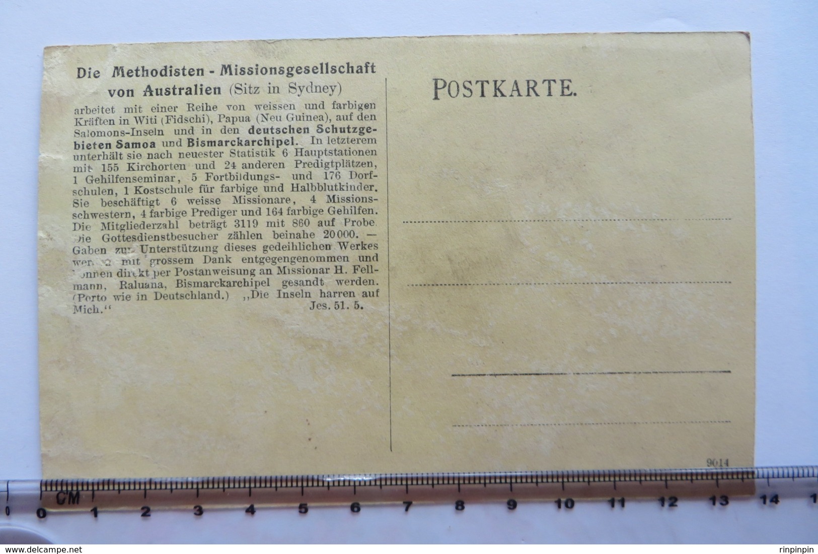 CPA, AK, Lehrerhütte Und Dorfkirche Kabakada, Bismarkachipel, Mission - Papouasie-Nouvelle-Guinée