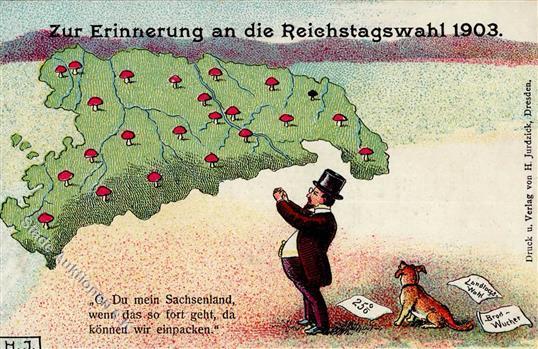 REICHSTAGSWAHL 1903 - Sign. H.J. I-II - Politieke Partijen & Verkiezingen