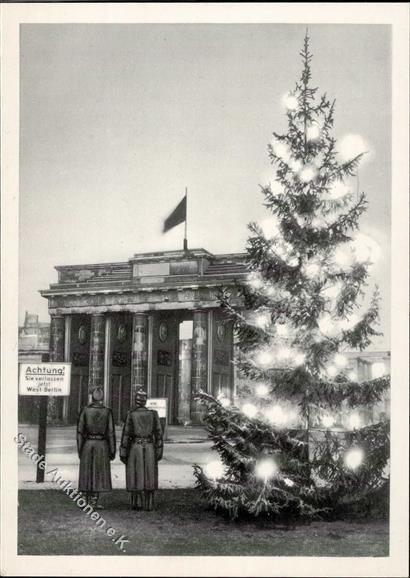 BERLIN - BRANDENBURGER TOR - Weihnachten - Sowjetsektor I Noel - Geschiedenis
