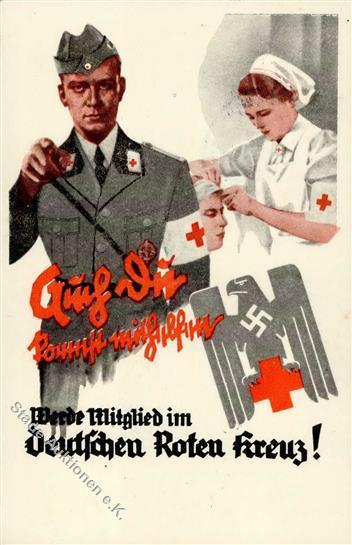 Rotes Kreuz Propaganda WK II   I-II - Rode Kruis