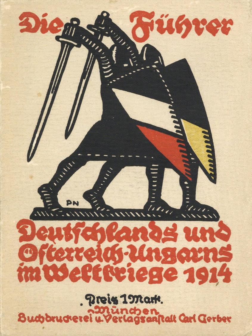 WK I Die Führer Deutschlands Und Österreich-Ungarns Leporello Mit 26 Abbildungen I-II - Oorlog 1914-18
