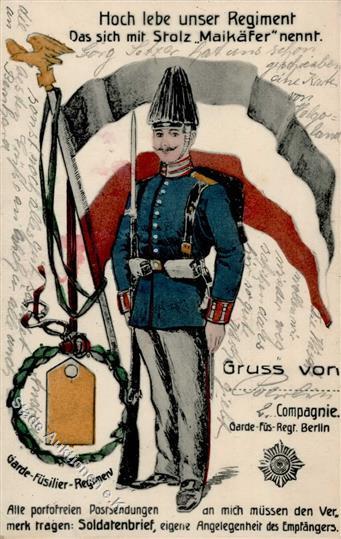 Regiment Garde Füsilier Regt. 2. Compagnie 1912 I-II - Regimenten