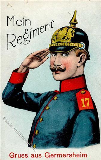 Regiment Germersheim (6728) Nr. 17  1916 I-II - Regimenten