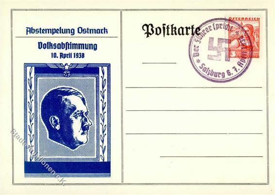 OSTMARK WK II - VOLKSABSTIMMUNG 1938 Mit S-o I - Oorlog 1939-45