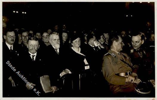 Propaganda WK II WK II Politische Versammlung Hofbräuhaus Dr, Dingfelder PH Foto AK I-II - Oorlog 1939-45