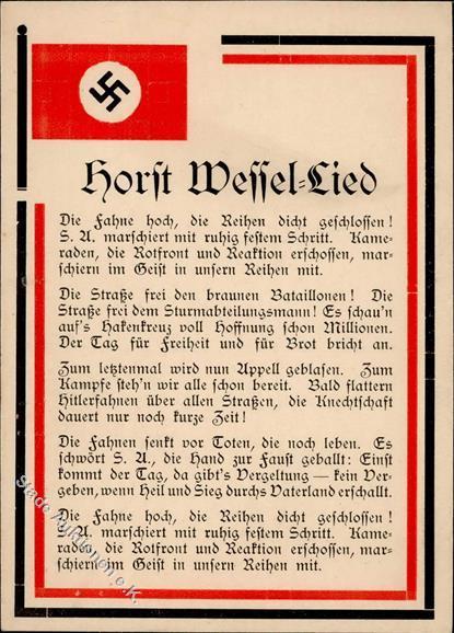 HORST WESSEL LIED WK II - Die Fahne Hoch! I - Oorlog 1939-45