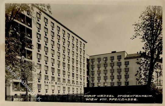 Horst WESSEL WK II - Horst-Wessel Studentenheim WIEN,Pfeilgasse I-II - Oorlog 1939-45