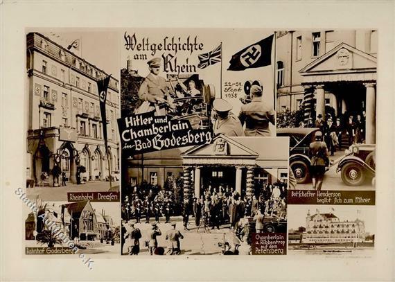 Hitler Bad Godesberg (5300) Chamberlain WK II   I-II - Oorlog 1939-45