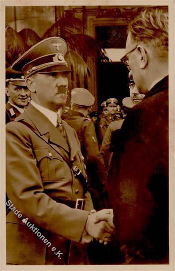 Hitler Reichsstatthalter Seitz Inquart WK II PH O032 Foto AK I-II - Oorlog 1939-45