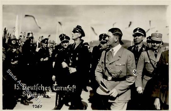 Hitler Stuttgart Turnfest WK II   Foto AK I-II - Oorlog 1939-45