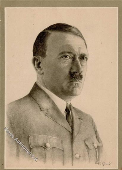 Hitler WK II  Künstlerkarte I-II - Oorlog 1939-45