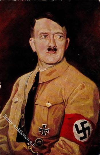 HITLER WK II -  Reichskanzler Künstlerkarte Von Alfred Liebing I-II - Guerra 1939-45