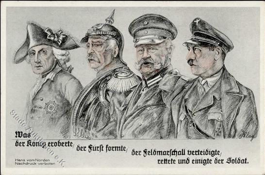 HITLER WK II - Seltene Poträtskarte (Nr. 15) I - Oorlog 1939-45