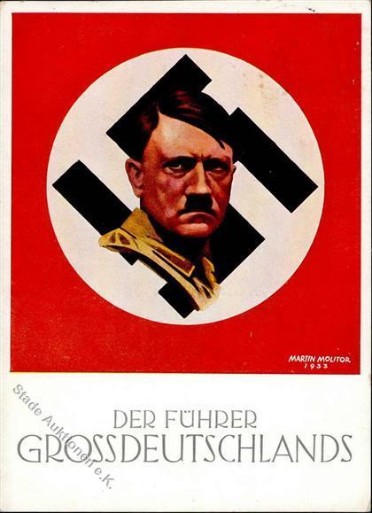 HITLER WK II - Sign. Molitor 1933 - Der Führer Grossdeutschlands I-II - Oorlog 1939-45